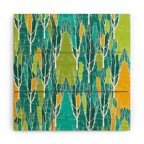 Karen Harris Citrus Multi What Forest Wood Wall Mural