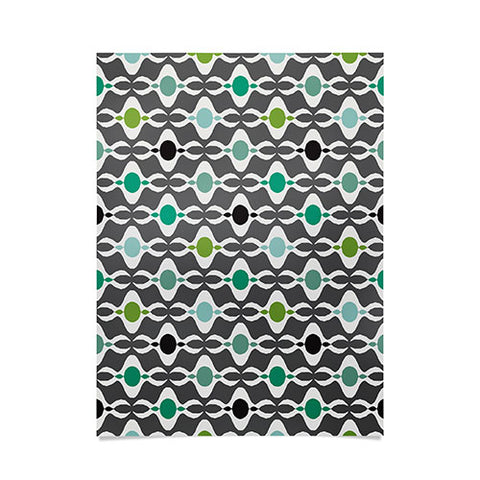 Karen Harris Coming Undone In Succulent Dark Poster