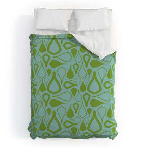 Karen Harris Crocodile Tears in Meadow Duvet Cover