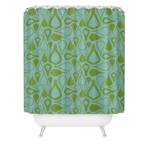 Karen Harris Crocodile Tears in Meadow Shower Curtain