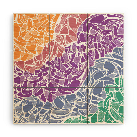 Karen Harris Fossil Jewel Wood Wall Mural