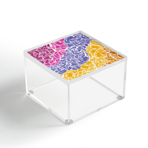 Karen Harris Fossil Warm Jewels Acrylic Box