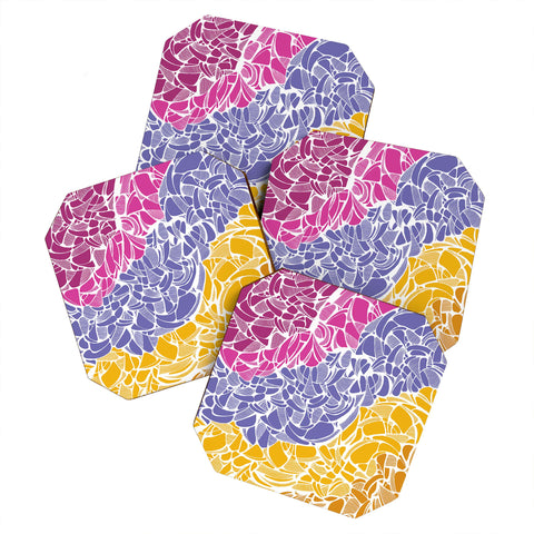 Karen Harris Fossil Warm Jewels Coaster Set