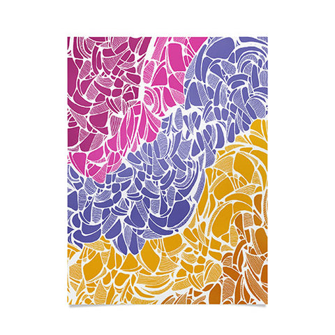 Karen Harris Fossil Warm Jewels Poster