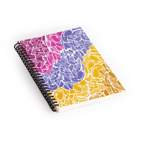 Karen Harris Fossil Warm Jewels Spiral Notebook