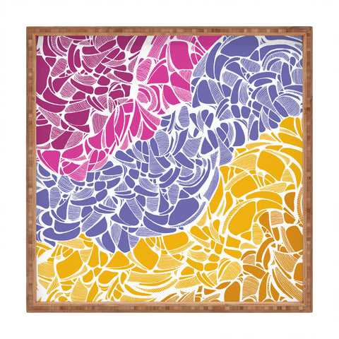 Karen Harris Fossil Warm Jewels Square Tray