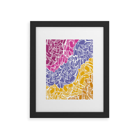 Karen Harris Fossil Warm Jewels Framed Art Print