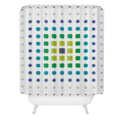 Karen Harris Modernity Galaxy Alberville Shower Curtain