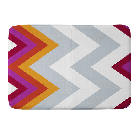 Karen Harris Modernity Solstice Warm Chevron Memory Foam Bath Mat