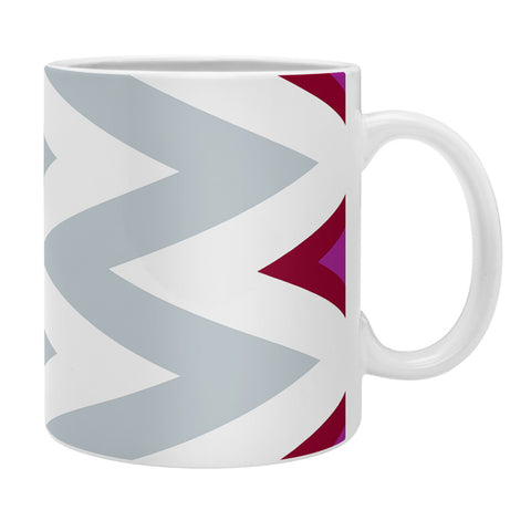 Karen Harris Modernity Solstice Warm Chevron Coffee Mug