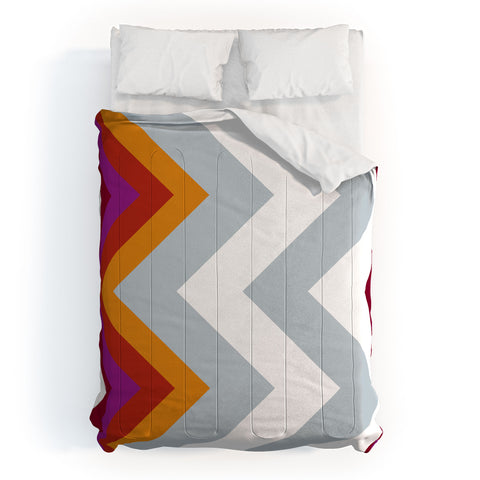 Karen Harris Modernity Solstice Warm Chevron Comforter