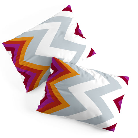 Karen Harris Modernity Solstice Warm Chevron Pillow Shams