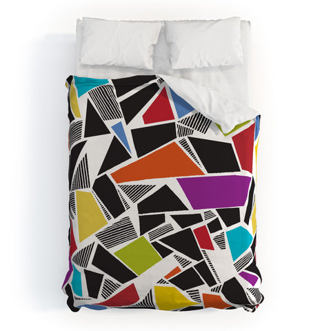 Karen Harris Mosaics Carnivale Duvet Cover