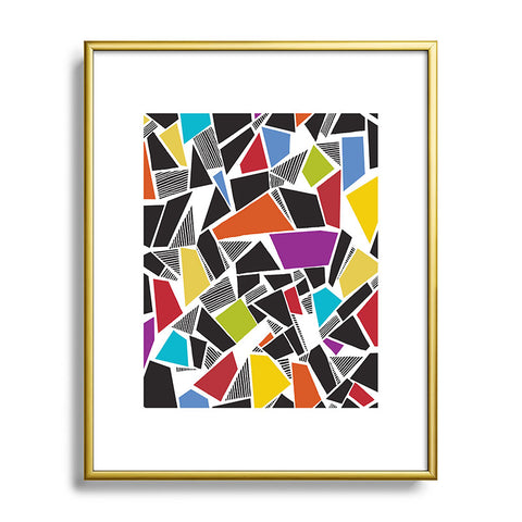 Karen Harris Mosaics Carnivale Metal Framed Art Print