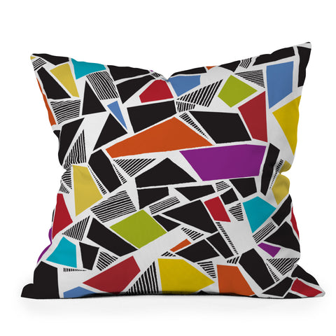 Karen Harris Mosaics Carnivale Throw Pillow