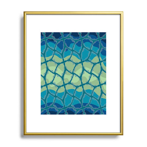 Karen Harris Nocturnical Cool Metal Framed Art Print