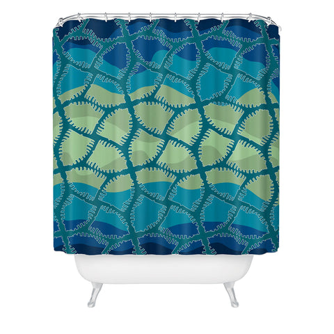 Karen Harris Nocturnical Cool Shower Curtain