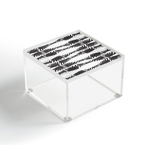 Karen Harris Poppycock Black And White Acrylic Box