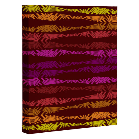 Karen Harris Poppycock Sunset Art Canvas