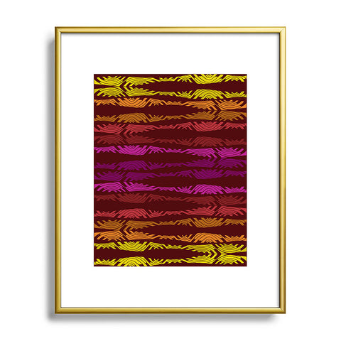 Karen Harris Poppycock Sunset Metal Framed Art Print