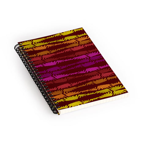 Karen Harris Poppycock Sunset Spiral Notebook