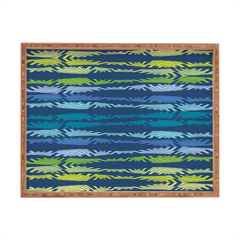 Karen Harris Poppycock Waves Rectangular Tray