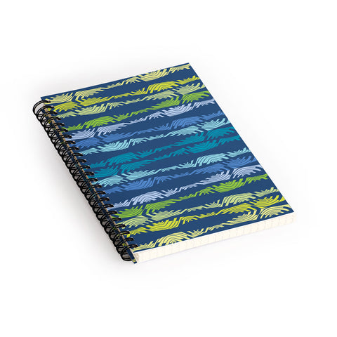 Karen Harris Poppycock Waves Spiral Notebook