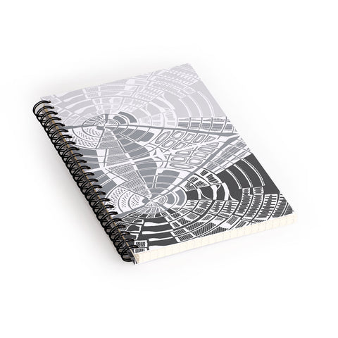 Karen Harris Post Modern Monochromatic Spiral Notebook