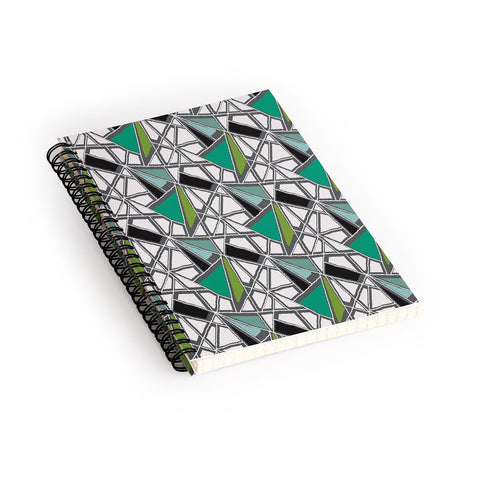 Karen Harris Shattered In Rainforest Spiral Notebook
