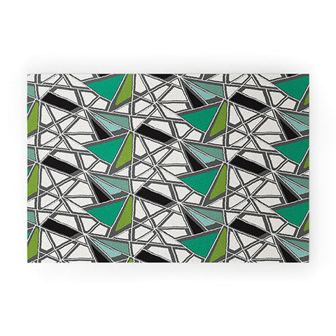 Karen Harris Shattered In Rainforest Welcome Mat