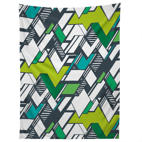 Karen Harris Taliesin Bold Green Tapestry