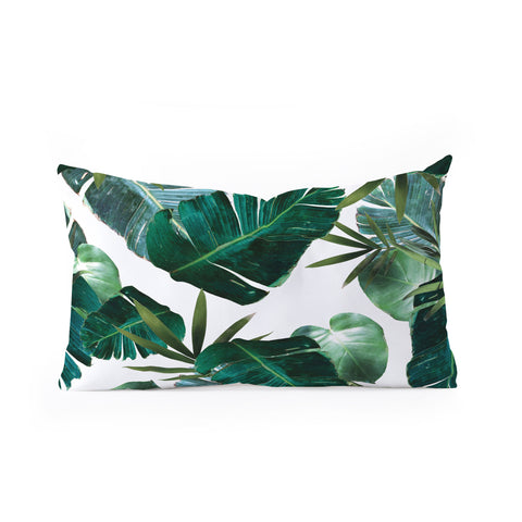 Kei Green Peace Oblong Throw Pillow