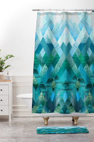 Kei Ivor Shower Curtain And Mat