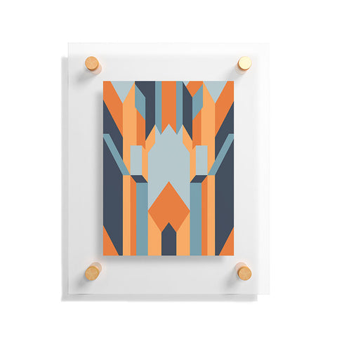 Kei Orange Terrace Floating Acrylic Print
