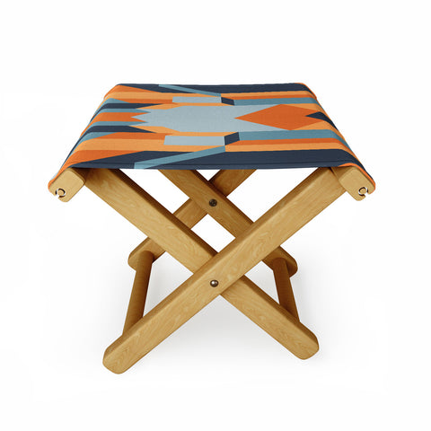 Kei Orange Terrace Folding Stool