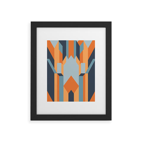 Kei Orange Terrace Framed Art Print