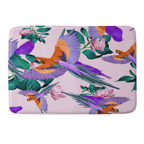 Kei Parrot Paradise Memory Foam Bath Mat