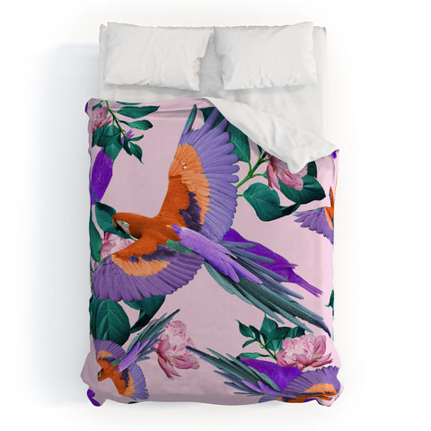 Kei Parrot Paradise Duvet Cover