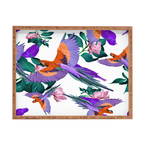 Kei Parrot Paradise II Rectangular Tray