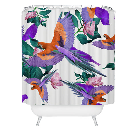 Kei Parrot Paradise II Shower Curtain