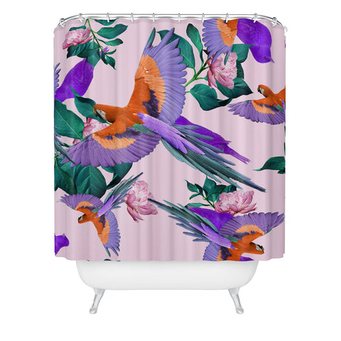 Kei Parrot Paradise Shower Curtain