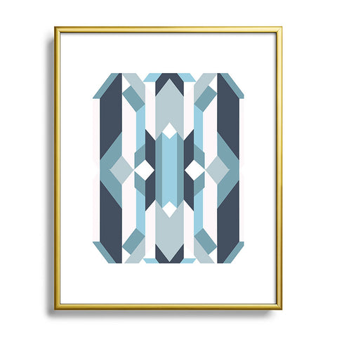 Kei Terrace Metal Framed Art Print