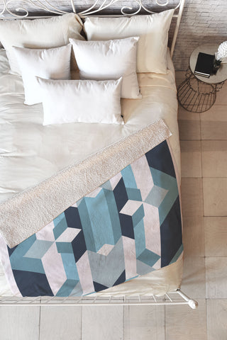 Kei Terrace Fleece Throw Blanket