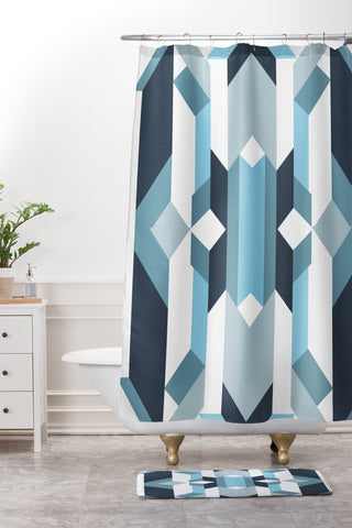 Kei Terrace Shower Curtain And Mat