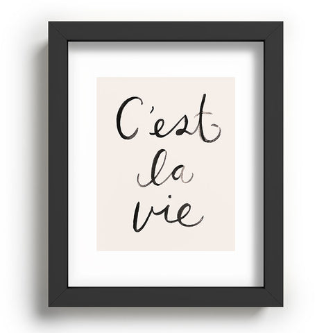Kelli Murray Cest La Vie 2 Recessed Framing Rectangle