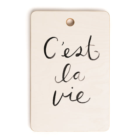 Kelli Murray Cest La Vie 2 Cutting Board Rectangle