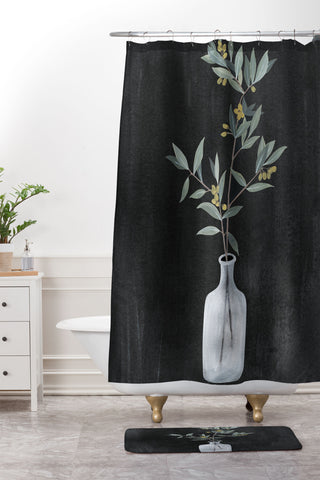 Kelli Murray Fontanesia Shower Curtain And Mat