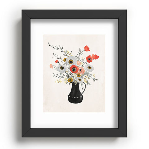 Kelli Murray Poppies 2 Recessed Framing Rectangle