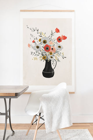 Kelli Murray Poppies 2 Art Print And Hanger