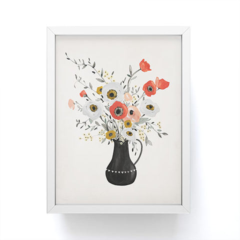Kelli Murray Poppies 2 Framed Mini Art Print